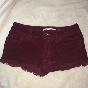 PacSun Lowrise Maroon Shorts